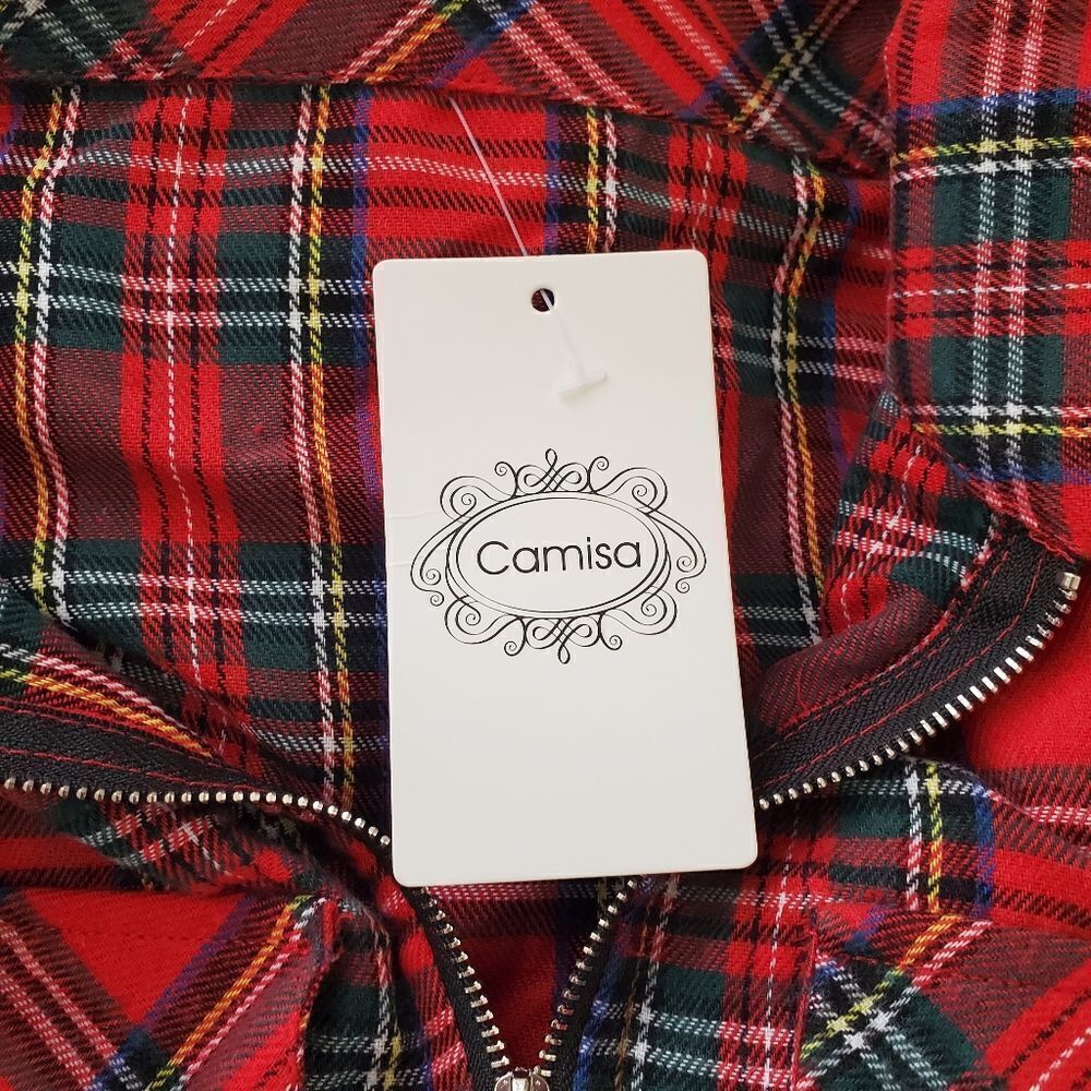 Camisa Zip-Up Tunic sz XXL - Picture 11 of 13